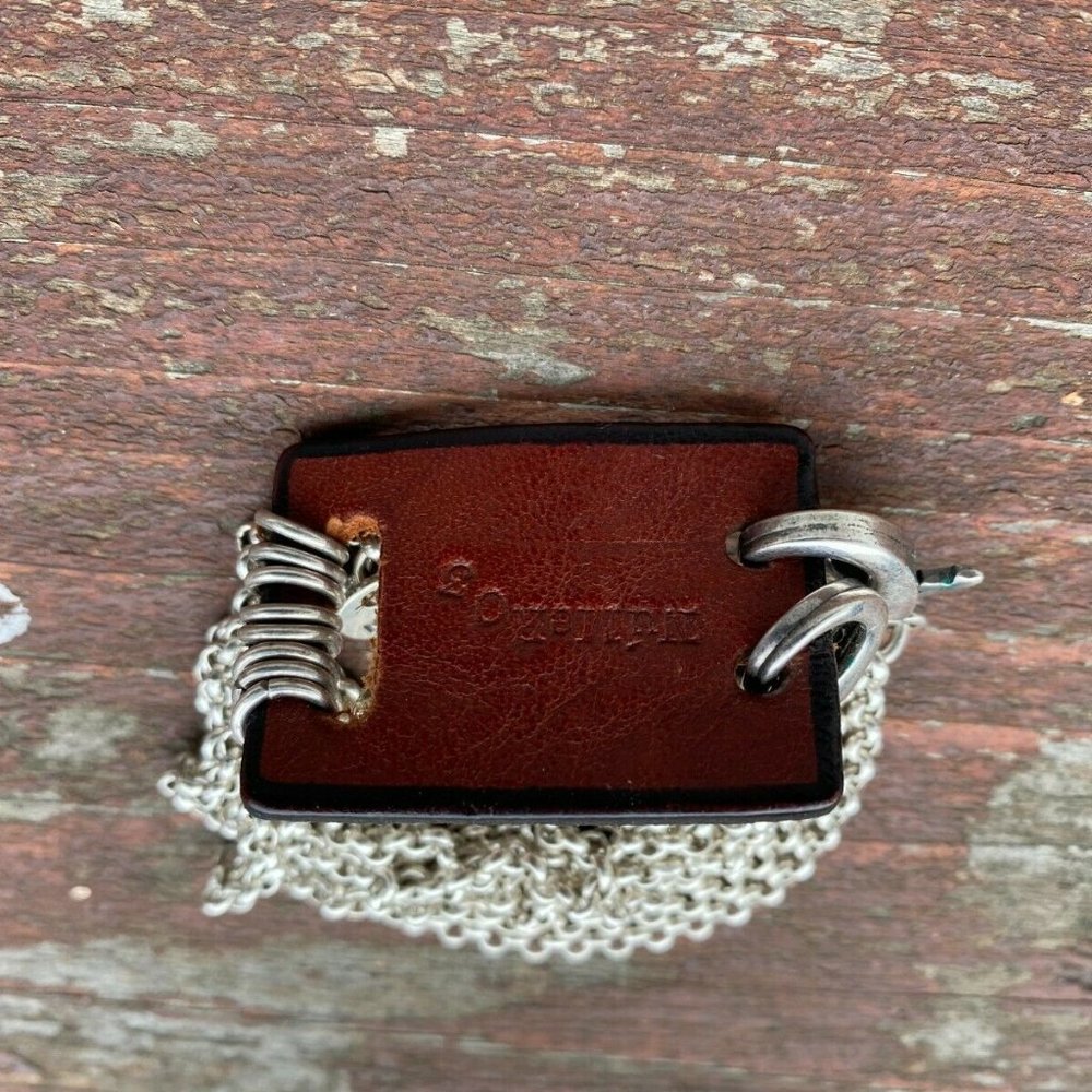 Numero 3 leather bracelet